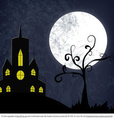 Free Haunted House Halloween Vector
