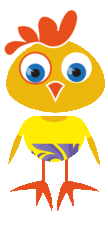 Little Chick Vector Character