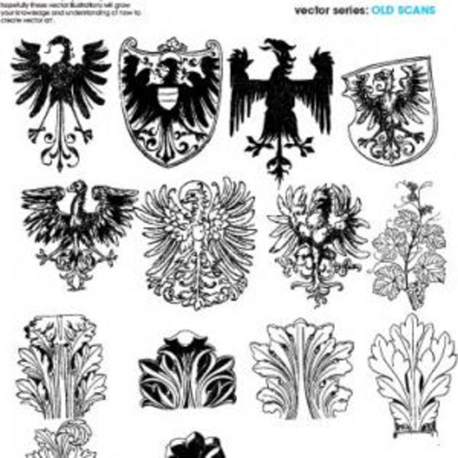 Heraldry Vectors - Free Series Old Scans