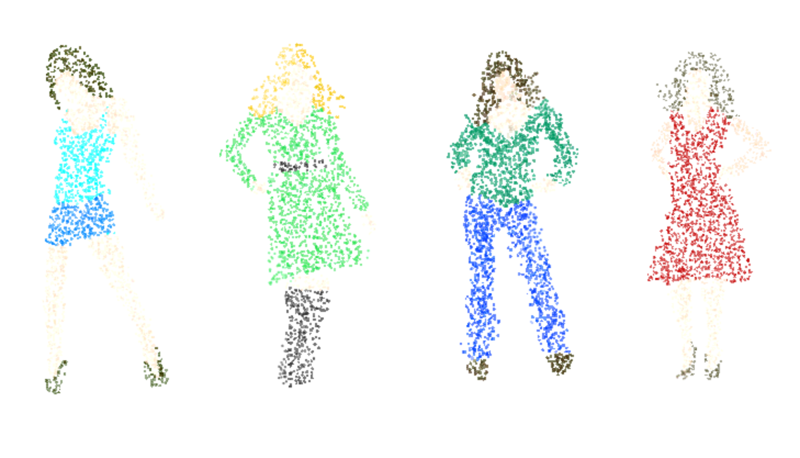 Free Dotty Women Vector Graphics