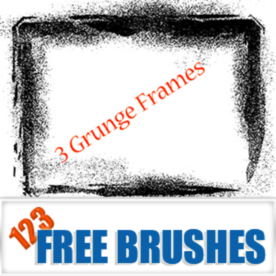 Grunge Frames Vector + Brush