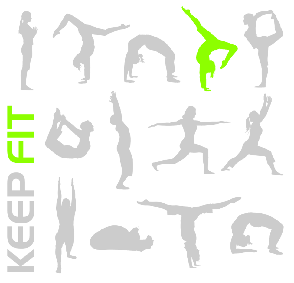 Keeping fit рисунок