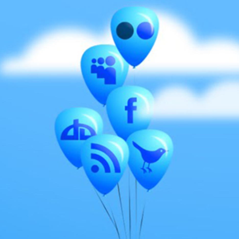 Free Balloon Social Media Icon Set