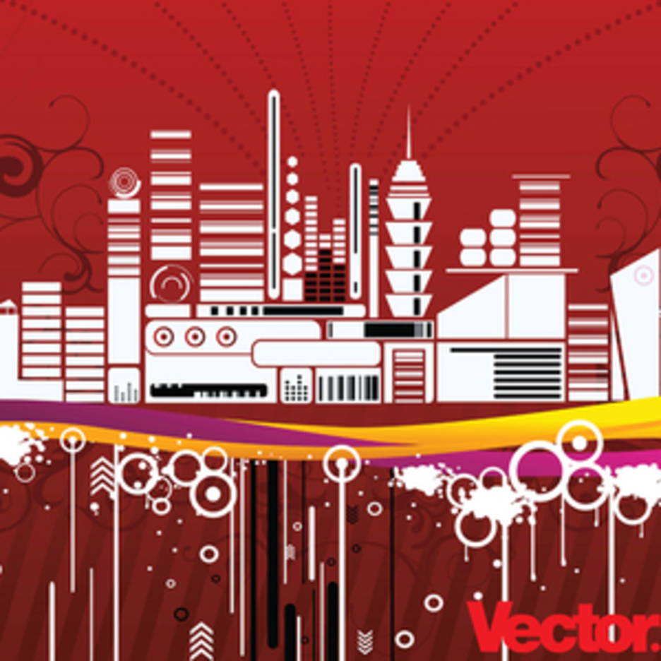 Free Urban City Vector Illustration