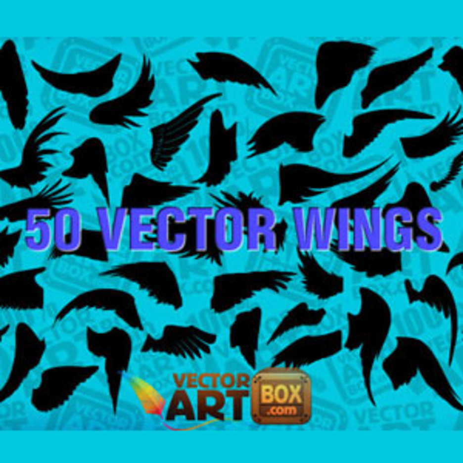 Free Wings Silhouettes