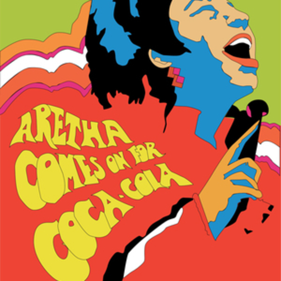 Aretha Franklin Coca-Cola Poster