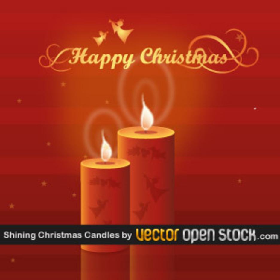 Shining Christmas Candles