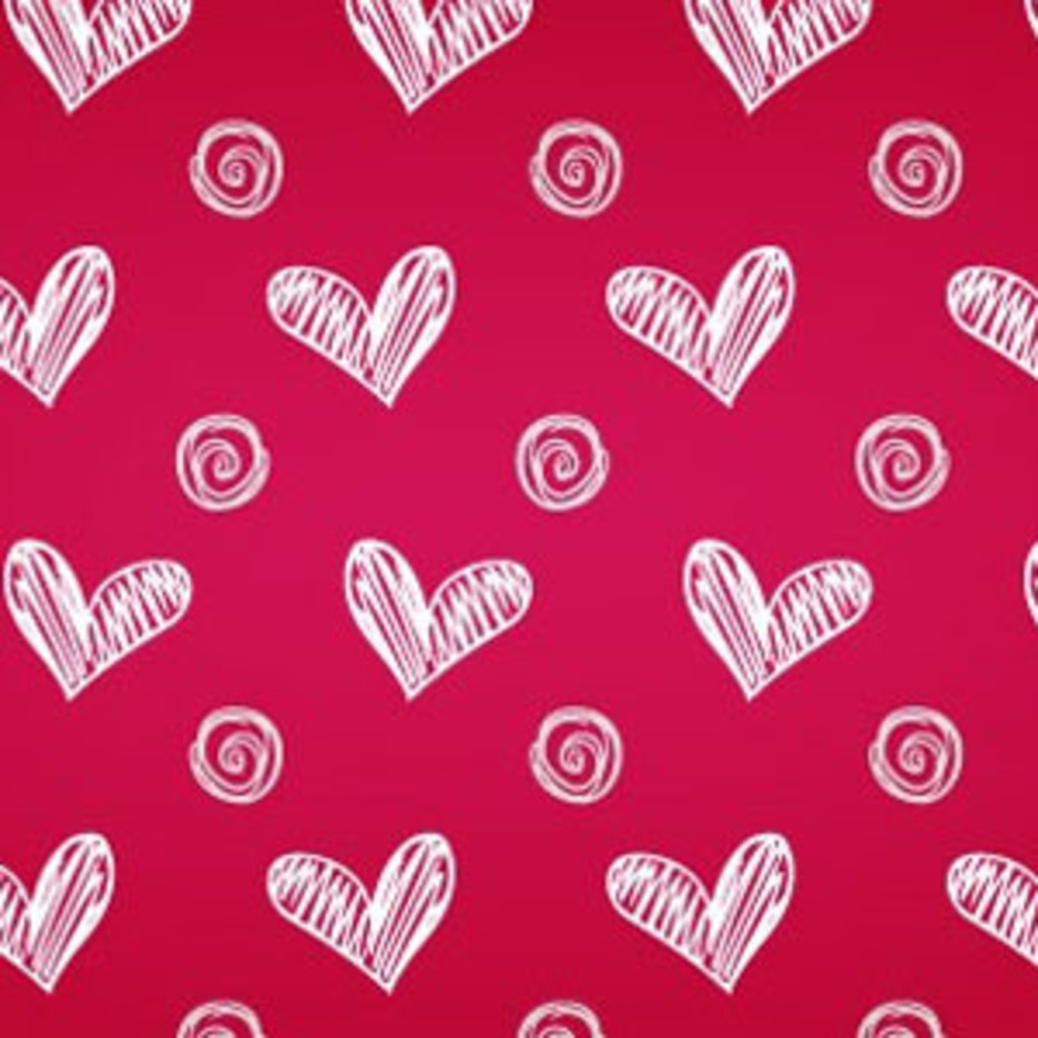 Hand Sketched Heart Photoshop And Illustrator Pattern