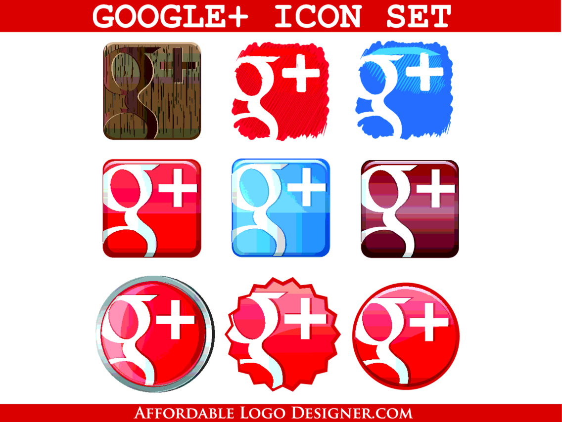 Google Plus Icon Pack