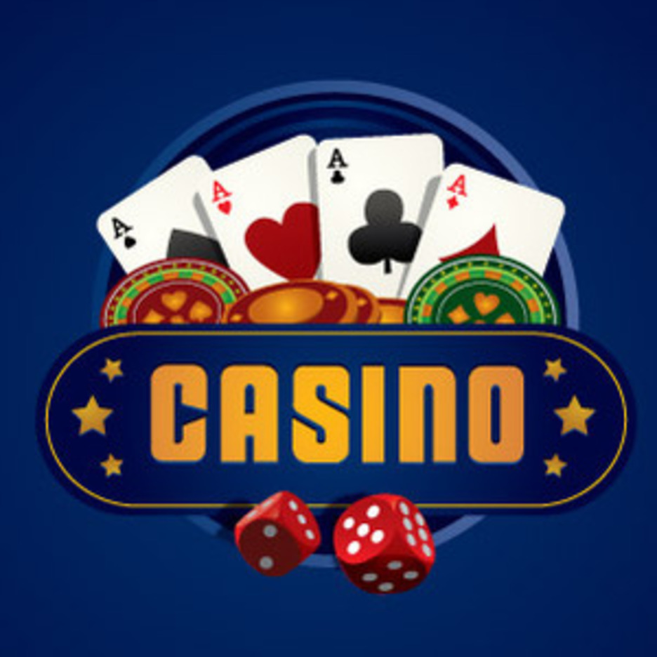 Free: casino gambling cards game sign logo template - nohat.cc