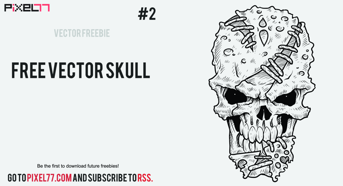 Weekly Freebie #2: Vector Skull &amp; How ItÃ¢â¬â¢s Made