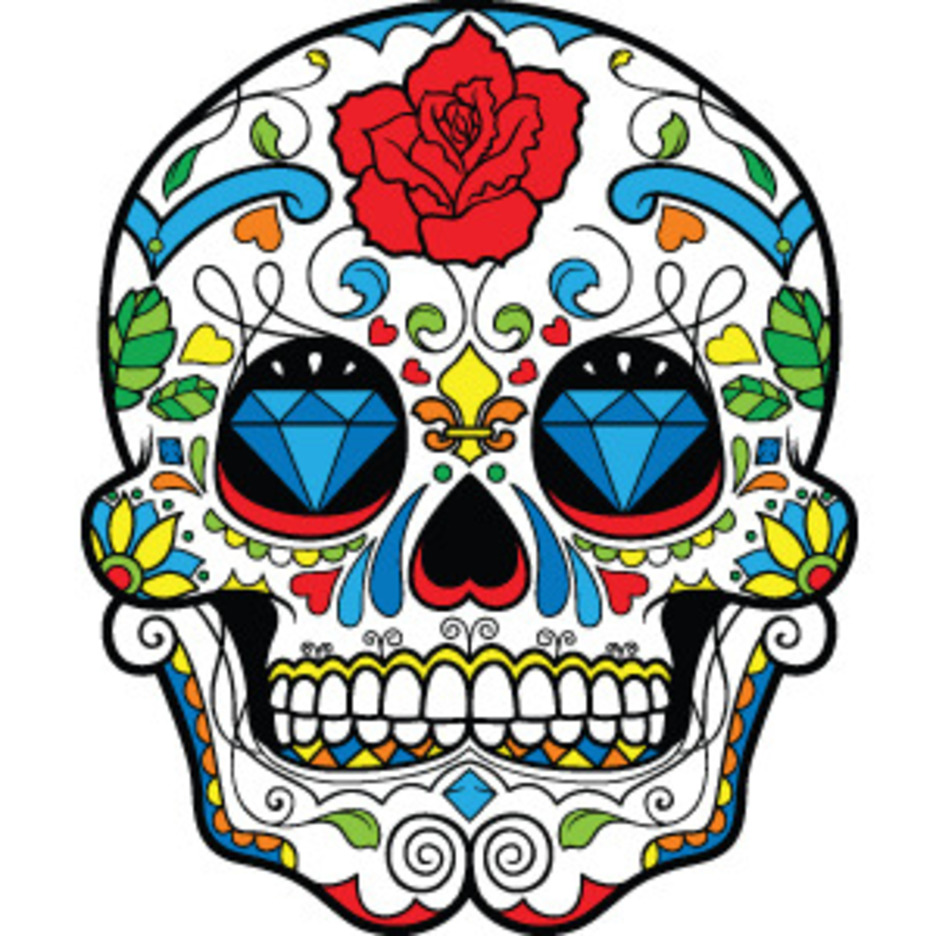 Vector Sugar Skull