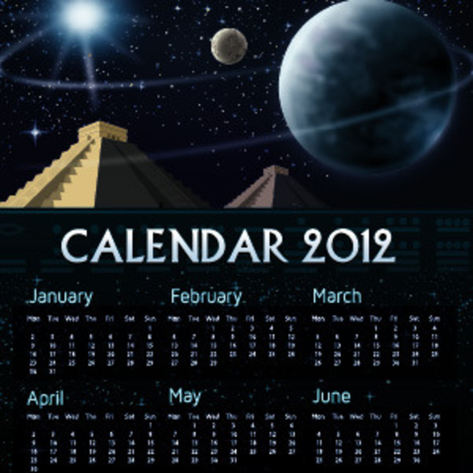 Mayan 2012 Calendar FreeVectors