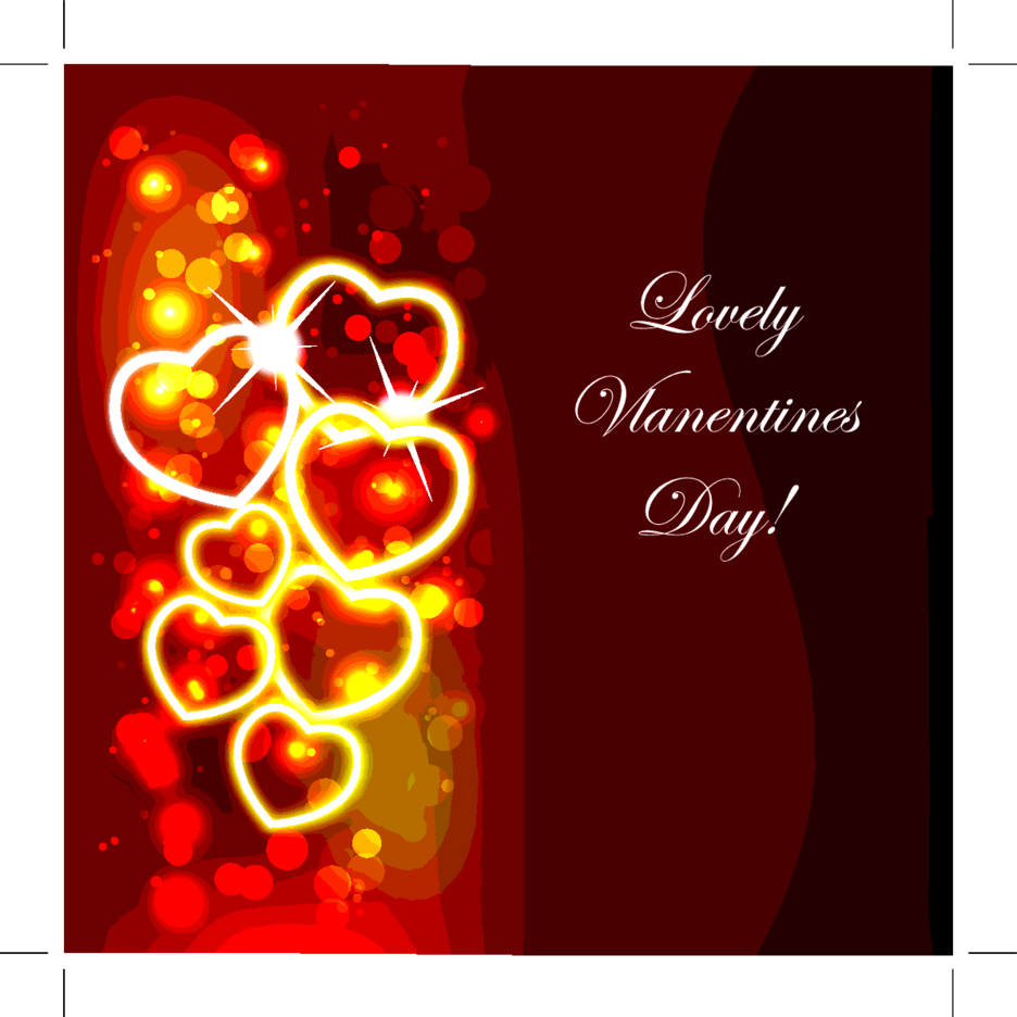 Valentines Day Red Design Background