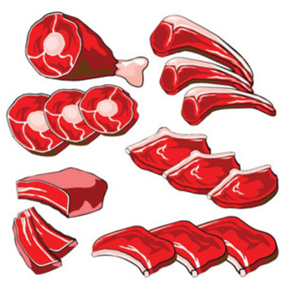 Red Beef Vector