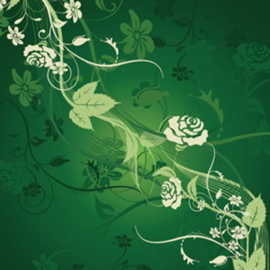 Dark Green Foliage Background