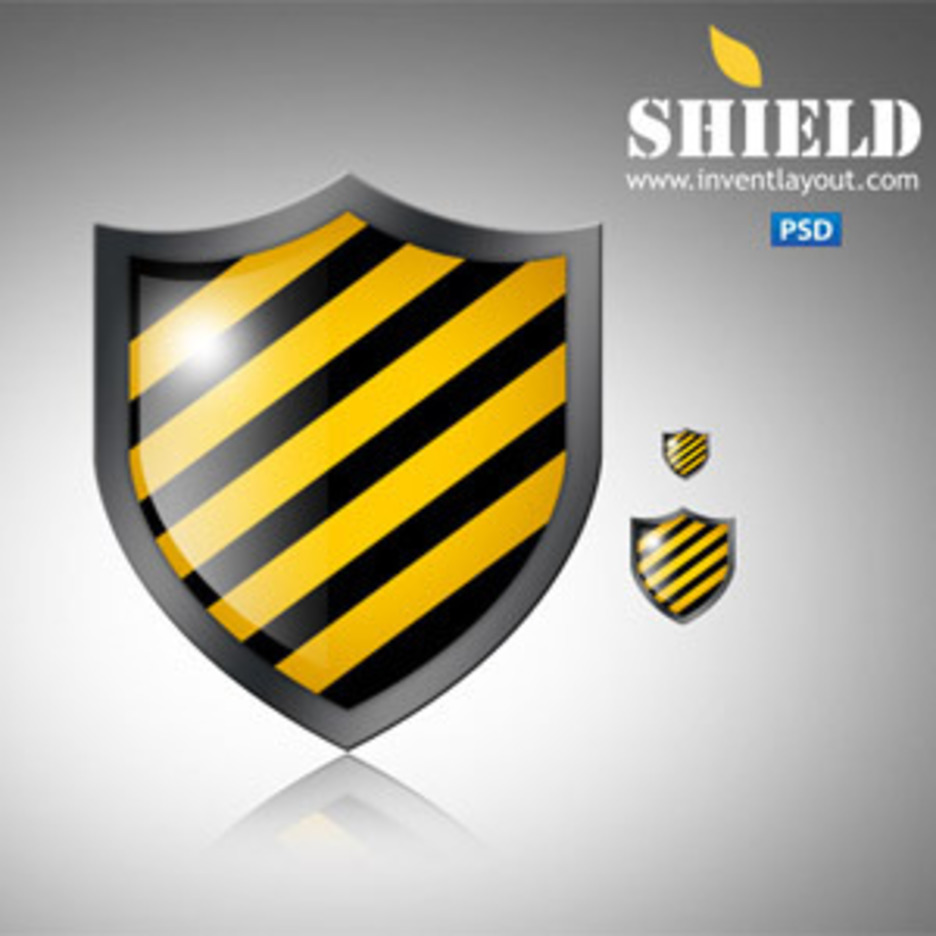 Shield Icon PSD