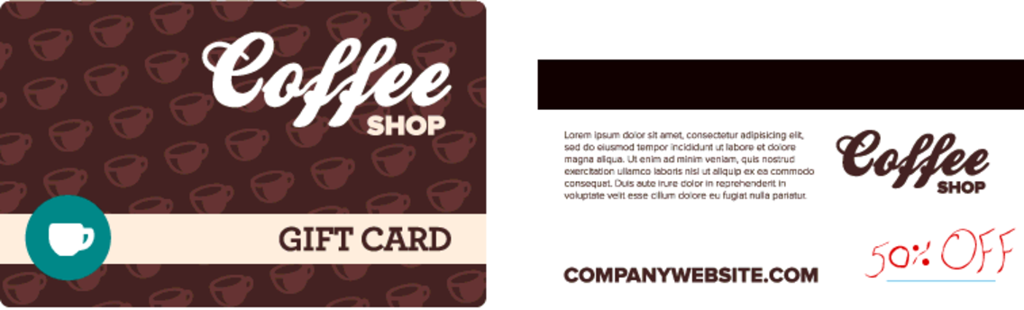 Gift Card Template