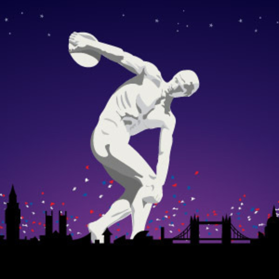 Olympic Discobolus In London 2012