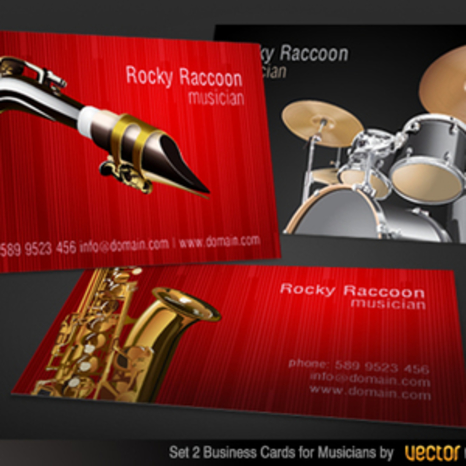 musicians-business-card-vector-freevectors