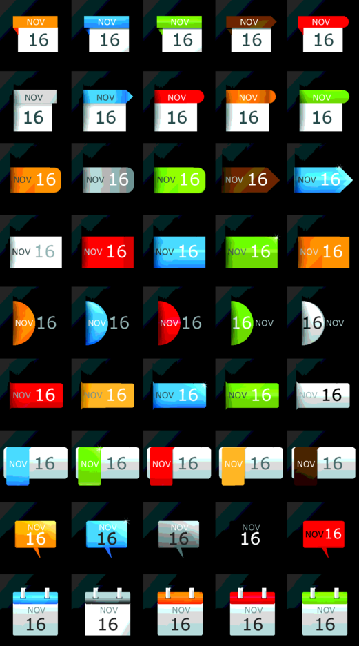 Vector Calendar Icons