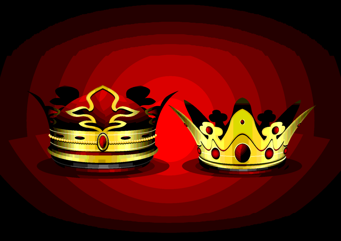 Free Vector Crown With Rubies