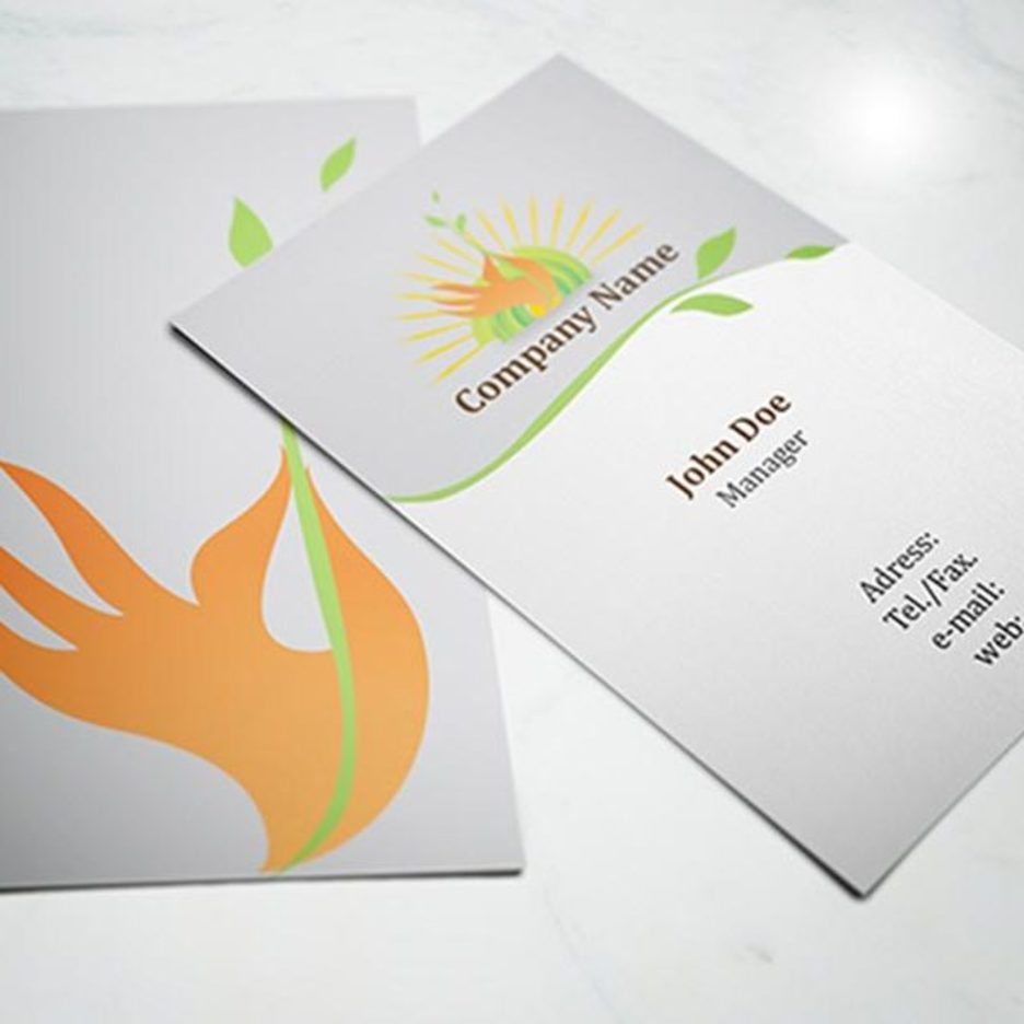 Eco Friendly Business Card Template