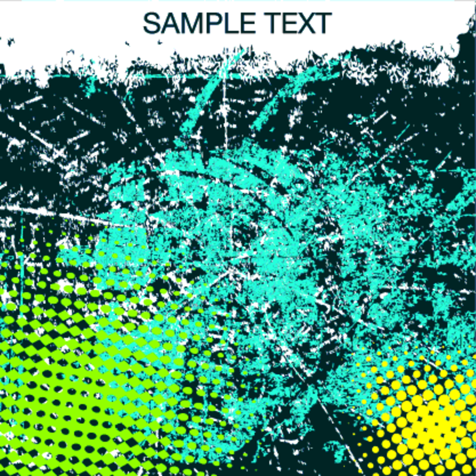 Grunge Halftone Vector