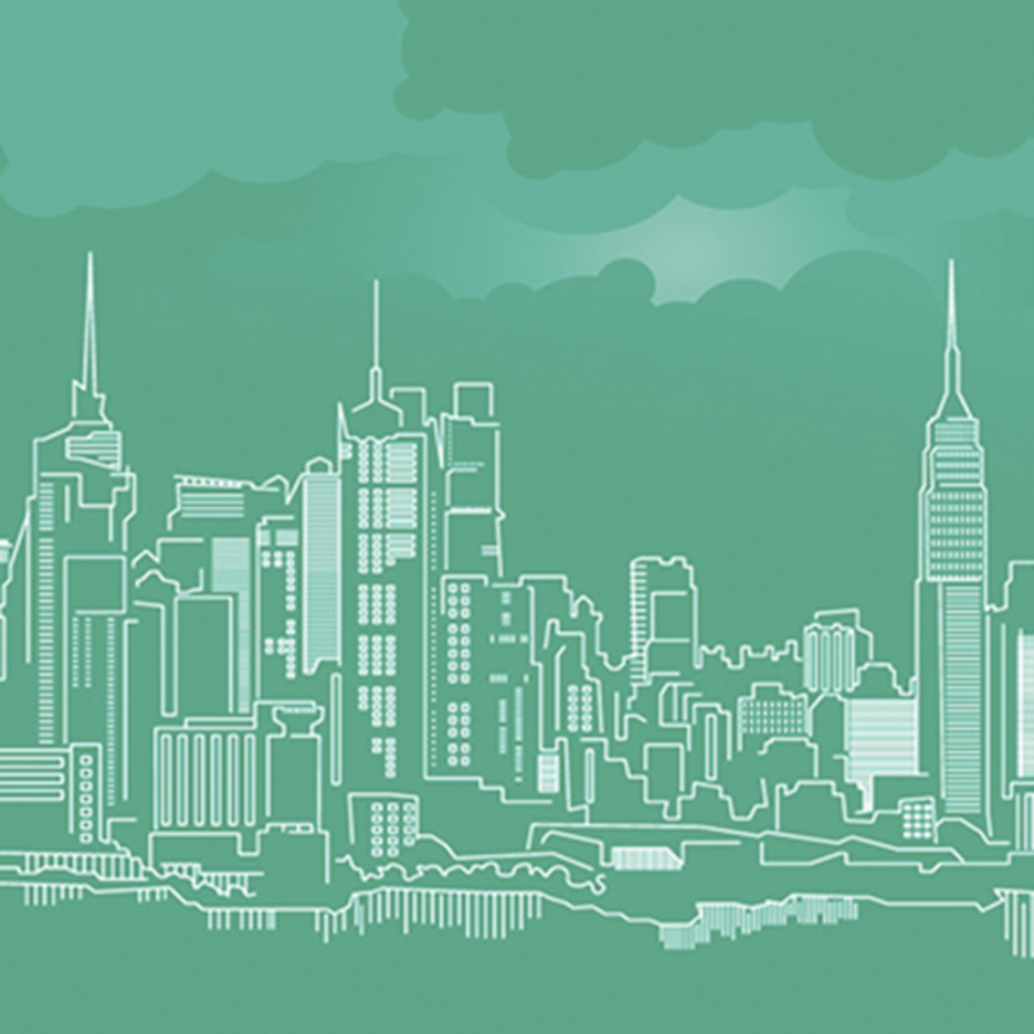 new york city skyline vector