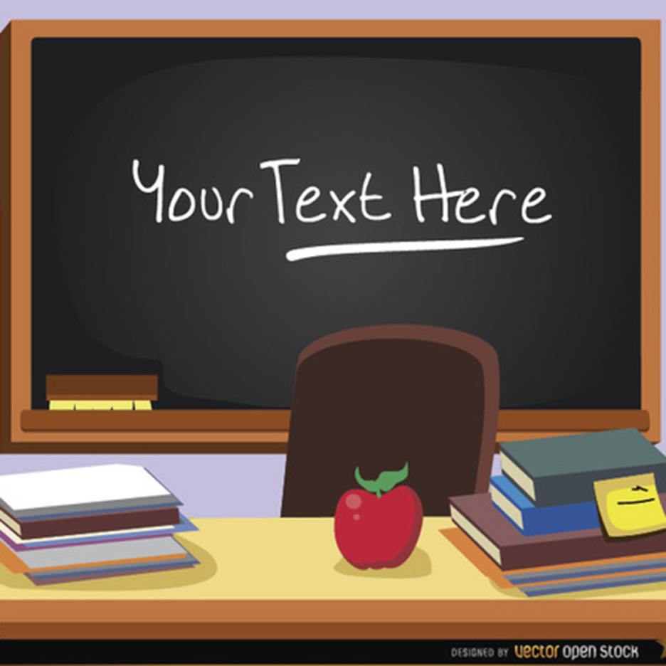 Free Vector Blackboard 