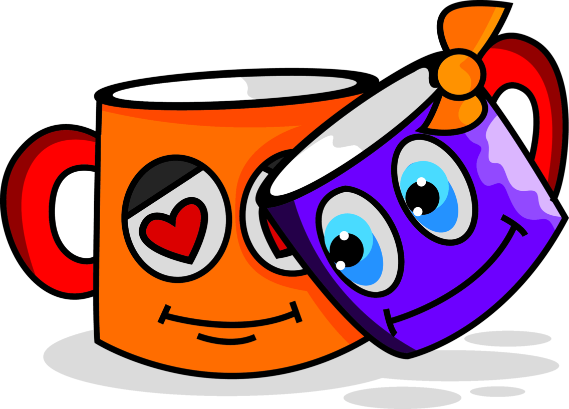 Valentines Day Cup Love Cartoon Character