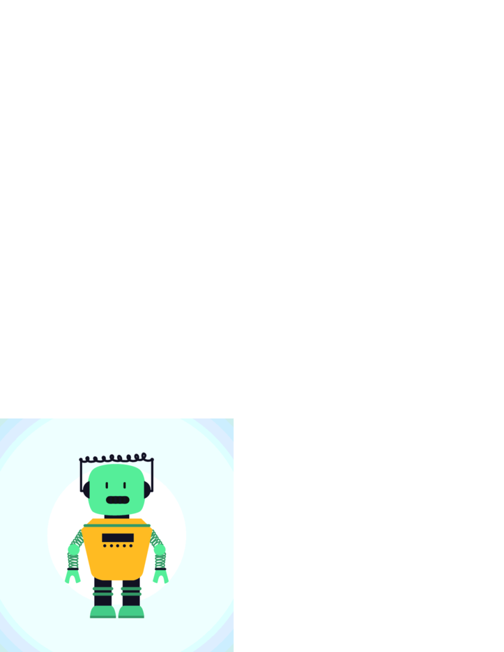 Free Drawn Robot Vector Character