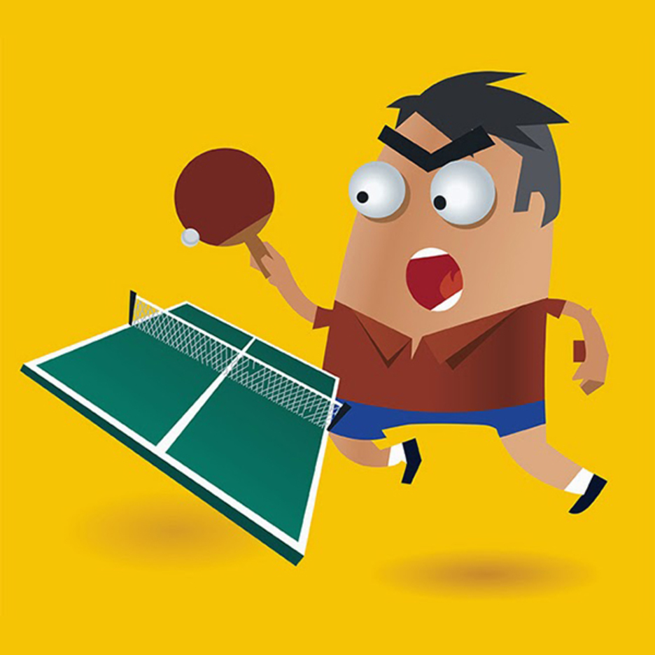 Ping Pong Vector Character