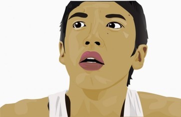 artist's face vector