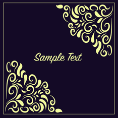 vintage floral vector