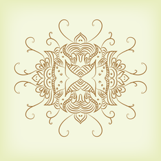 Abstract swirls design