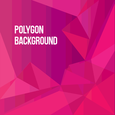 Red polygon background