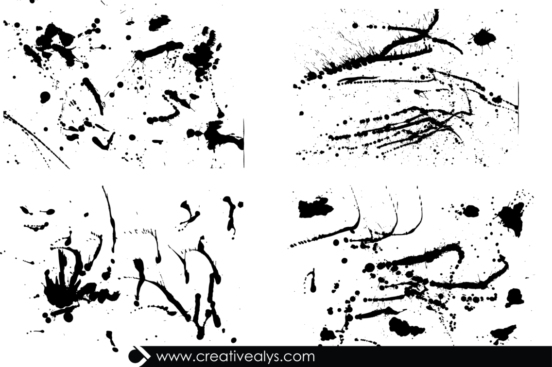 Free Vector Splatters