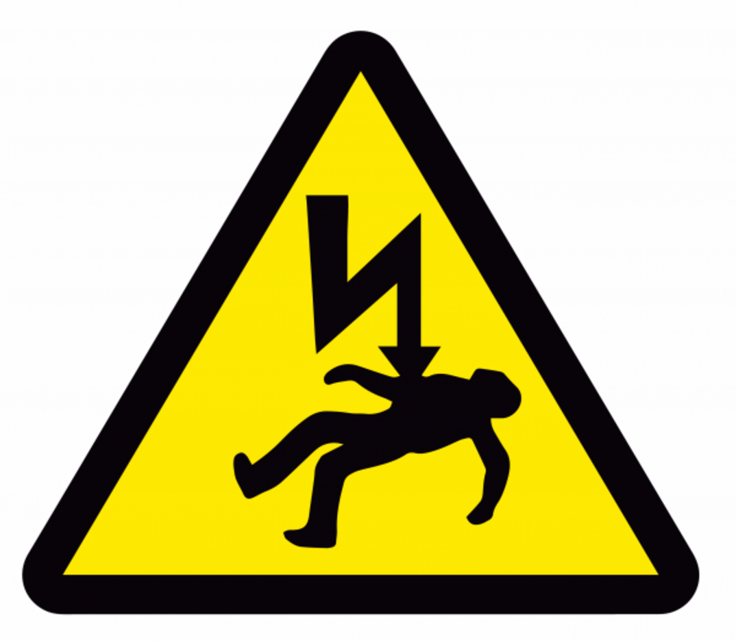 Electrical Hazard Symbol Label Labeltriangle17 Shock Hazard