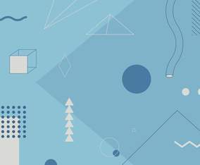 Creative Vintage Blue Geometric Background