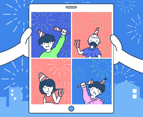 Celebrating New Year Online