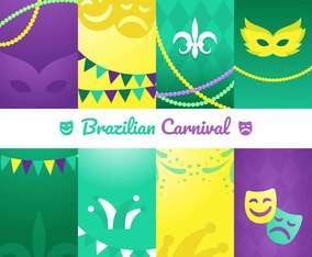 Mardi Gras Beads And Mask Sticker