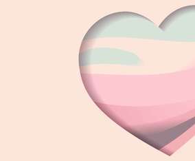 Paper Love Isolation Abstract Background
