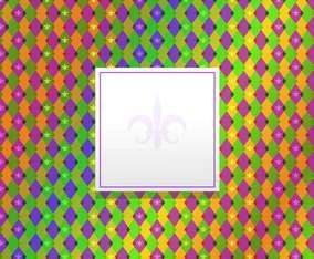 Mardi Gras Pattern Background