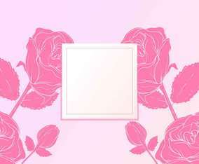 Rose Valentine Flower Background