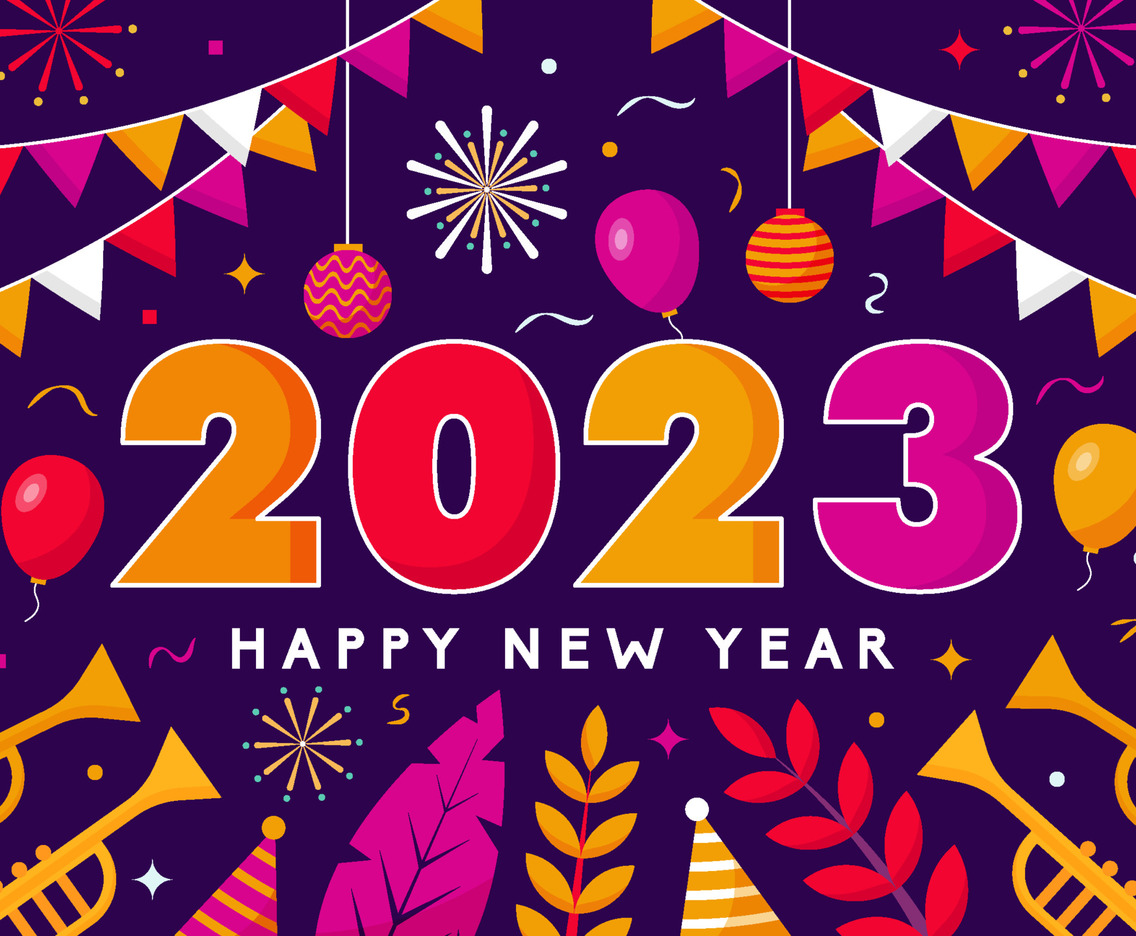 Happy-New-Year-2022-city-fireworks-clock-graphic-Images-Free Hd Wallpaper :  Wallpapers13.com