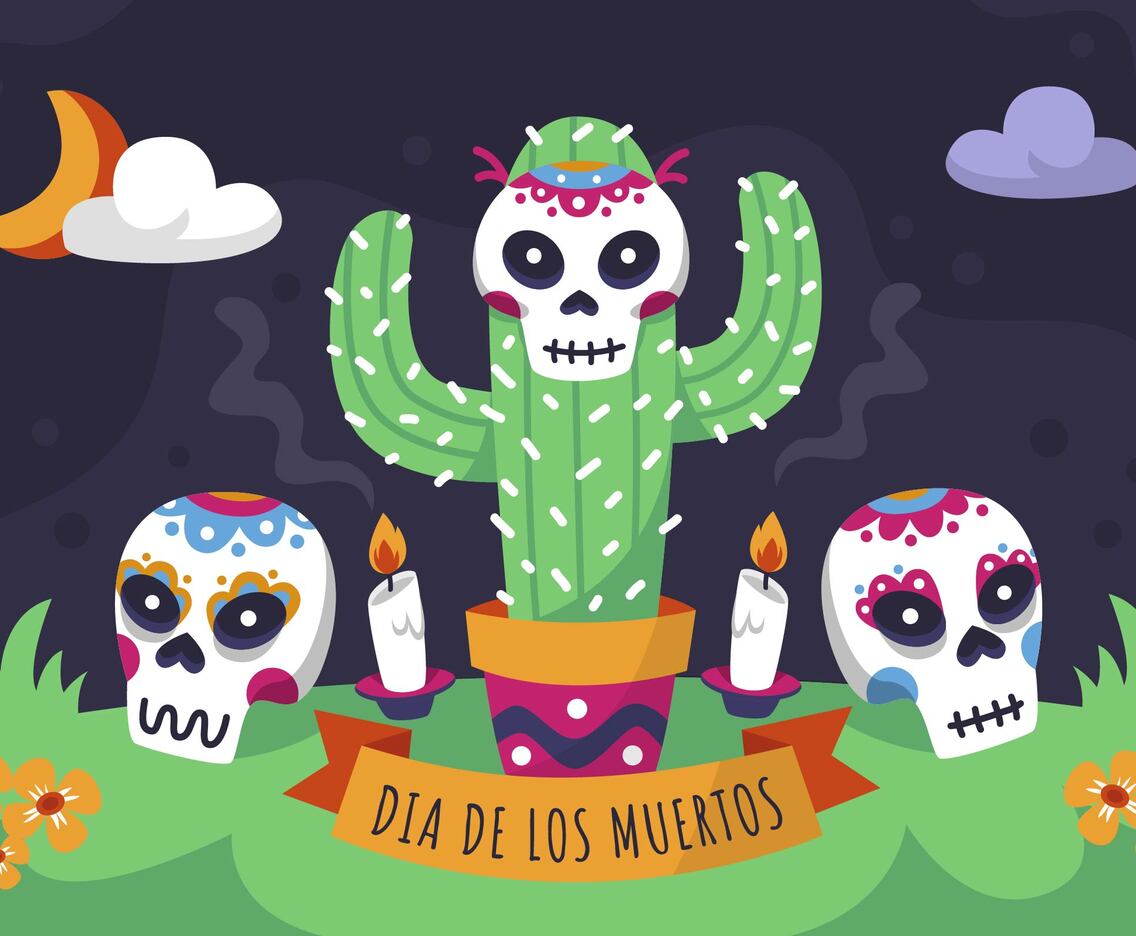 Dia De Los Muertos Background