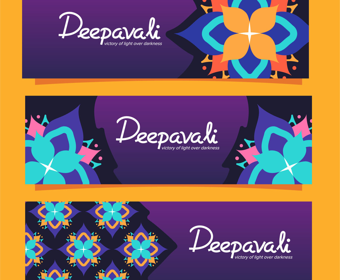Deepavali Motives Banner