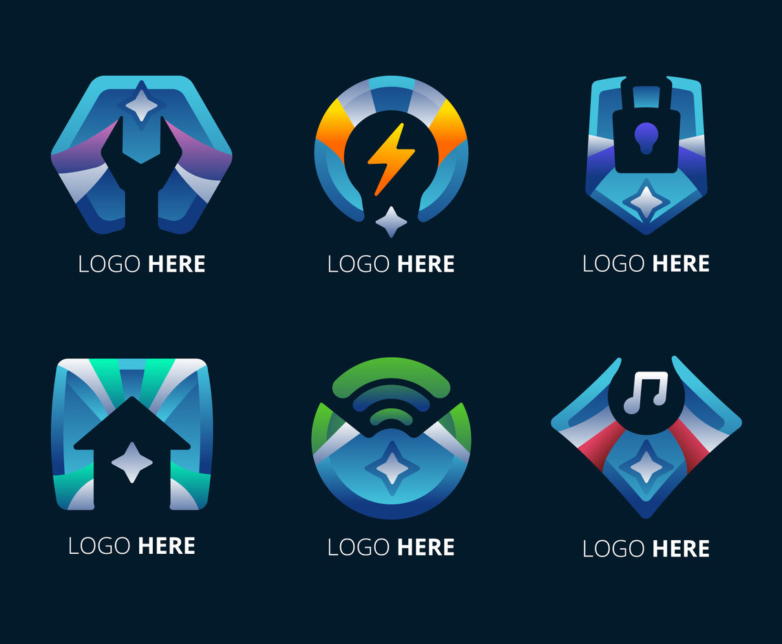 Future Technology Logo Set
