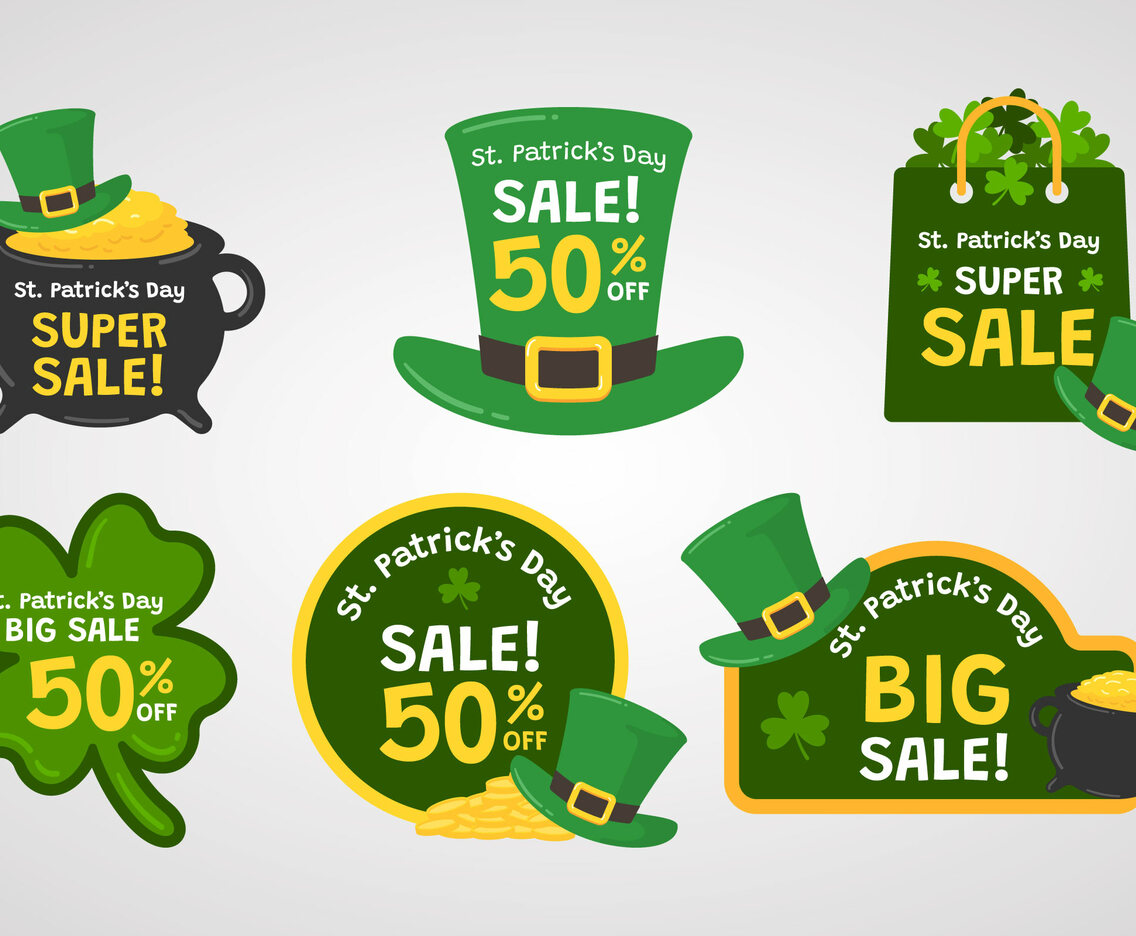 St. Patrick's Day Label